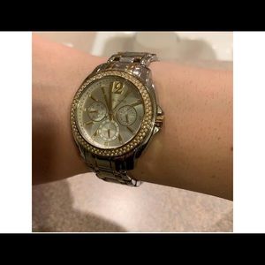 Gold and Silver color Michael Kors watch.